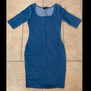 Denim dress